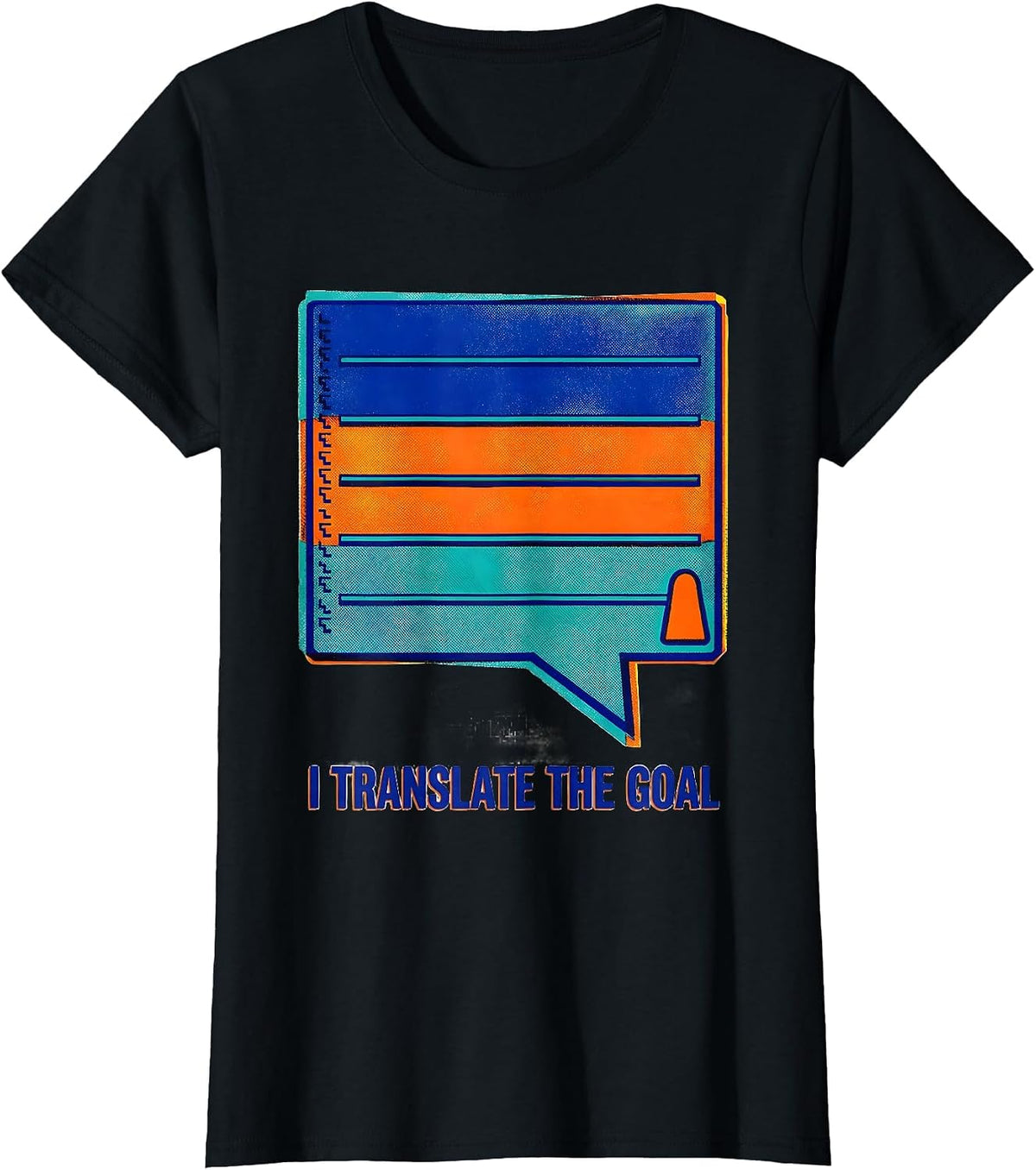 Women's I Translate The Goal Special Education Teacher SPED Team T-Shirt - Black
