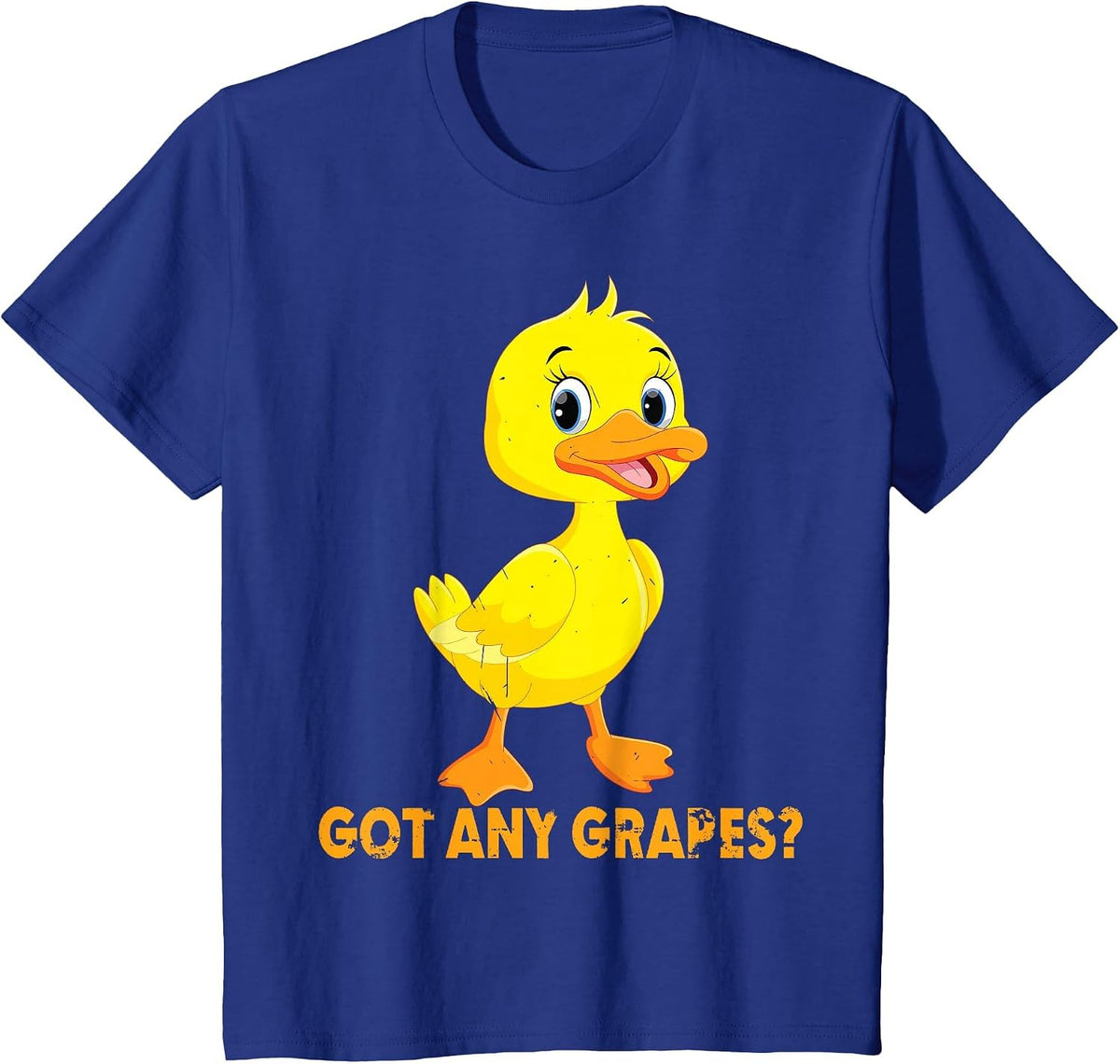 Got Any Grapes? Funny Saying Duck Lover Tee Apparel T-Shirt - Royal Blue
