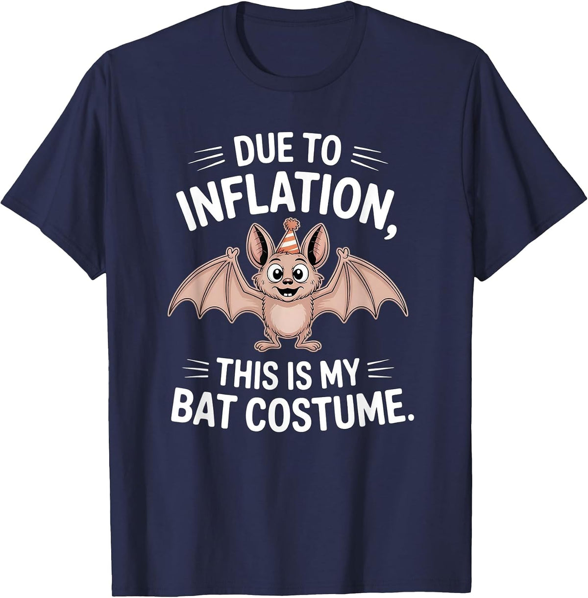 Bat Costume T-Shirt - Navy Blue
