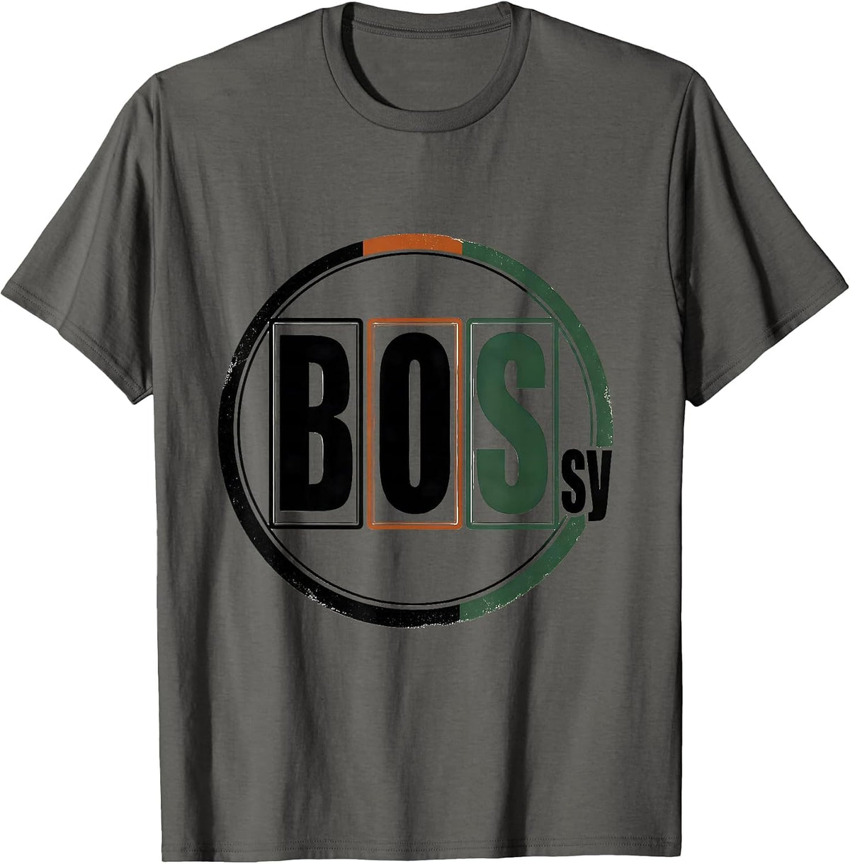 Men's BOSsy Vintage Funny Science Teacher Chemistry Nerd Gift T-Shirt - Asphalt Grey