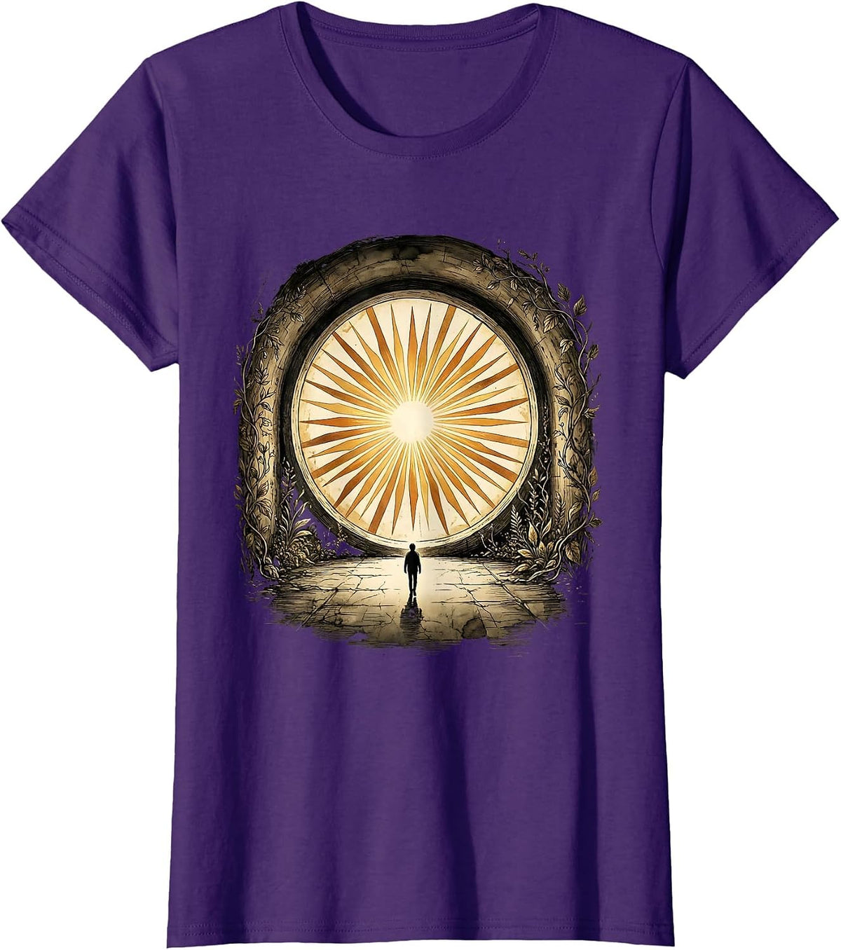 Women's Suicide Prevention Tunnel of Hope Graphic T-Shirt - Purple