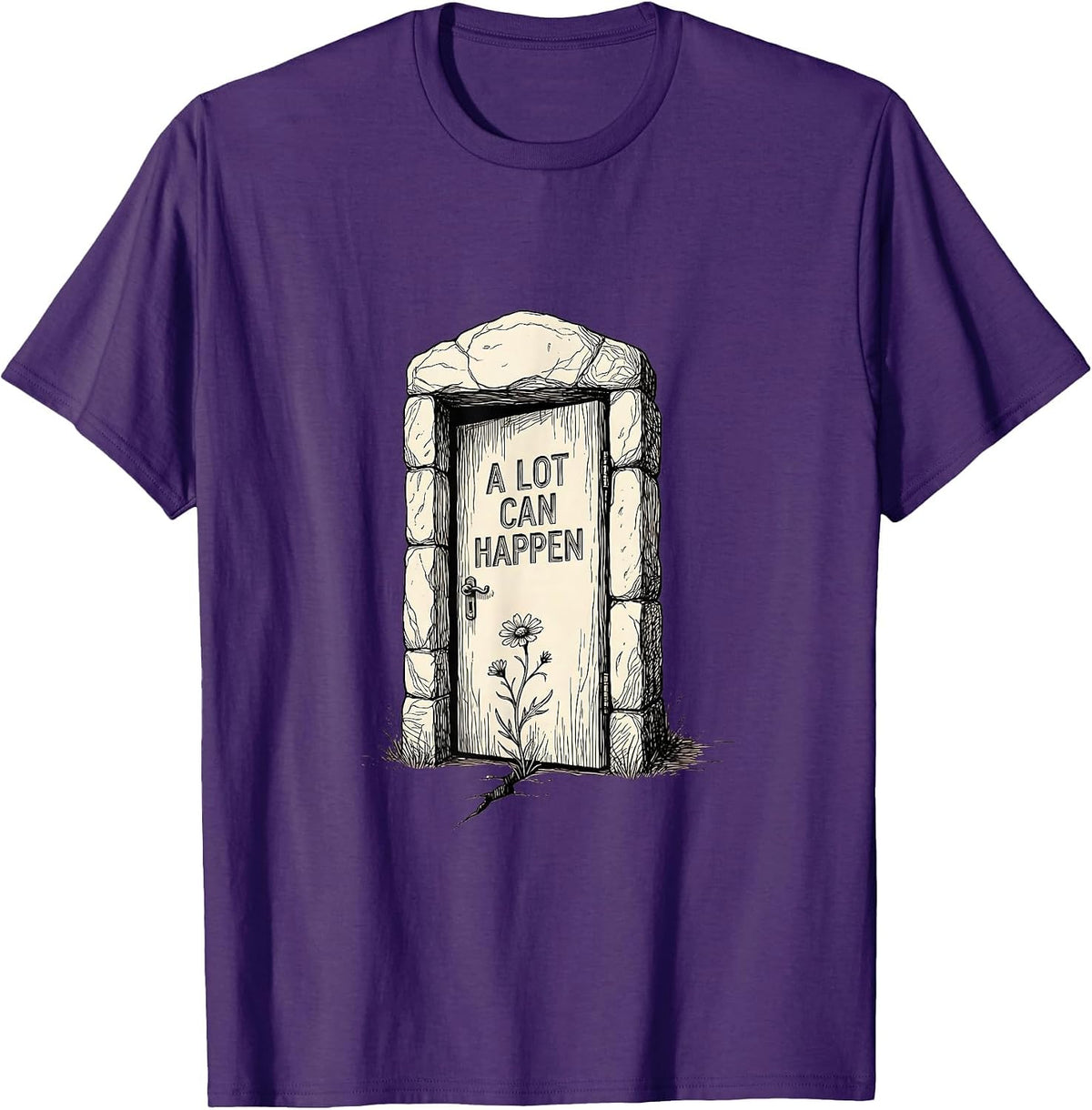 A Lot Can Happen In 3 Days Faith Design T-Shirt - Purple