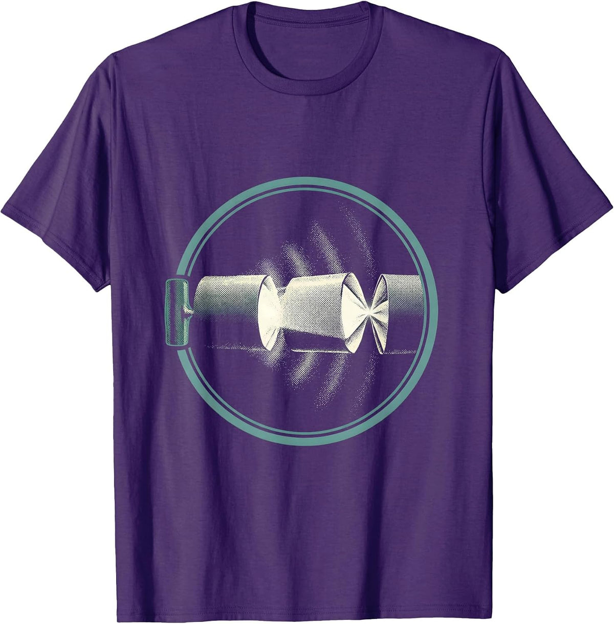 Men's Christmas Cracker Ultrasound Tech Radiology Humor T-Shirt - Purple