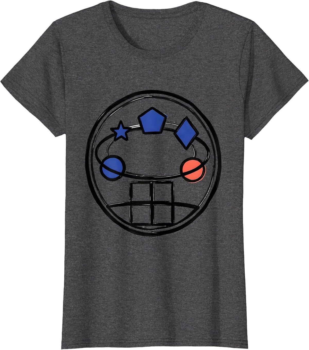 Women's Orbiting Bodies Inclusion Special Education Teacher T-Shirt - Dark Heather Grey