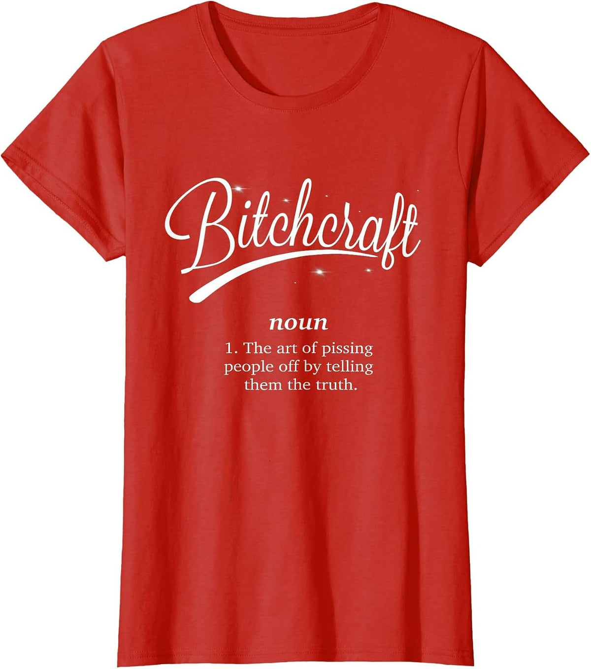Bitchcraft Funny Meme T-Shirt - Red