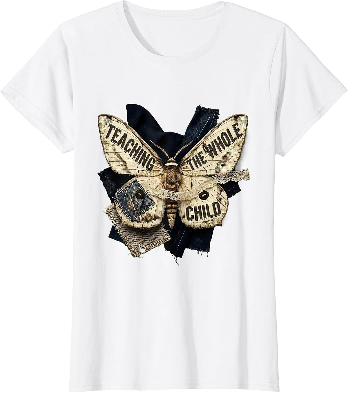 Women's Teaching the Whole Child Special Education Design T-Shirt - White
