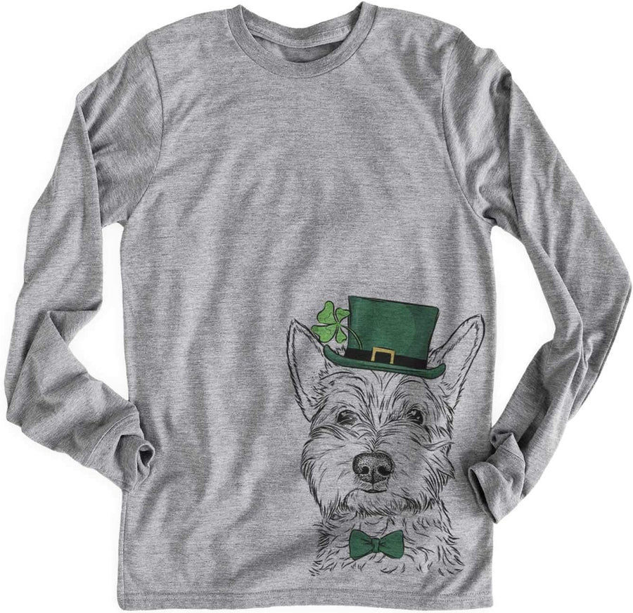 Inkopious St. Patrick's Day Grizel the West Highland Terrier Westie Dog Triblend T-Shirt - Unisex Unisex Long Sleeve