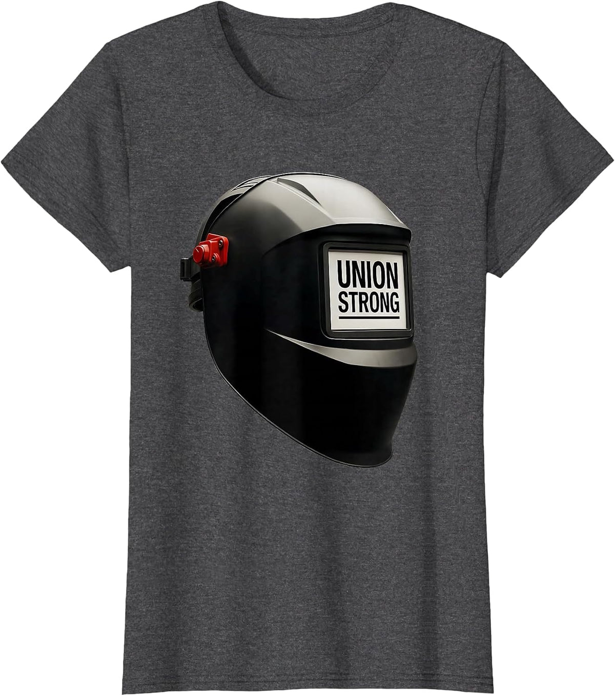 Women's Union Strong Skilled Trades Worker Labor Day Solidarity T-Shirt - Dark Heather Grey