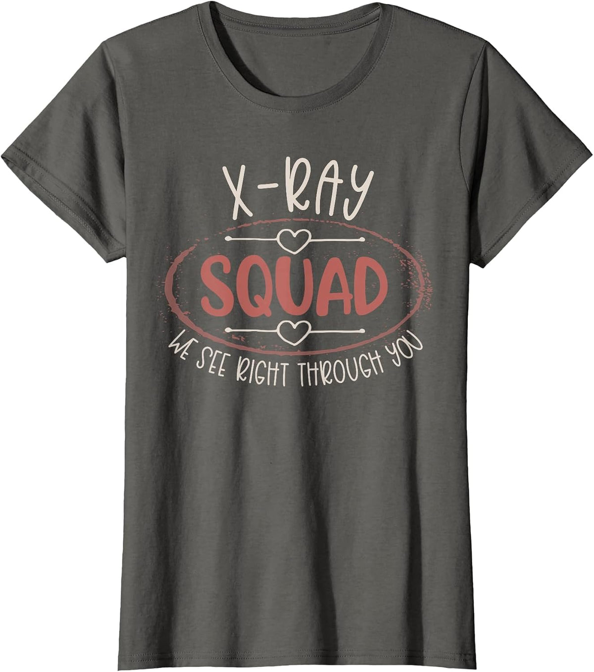 Xray Tech Shirt Xray Squad Funny Women Radiology Technician T-Shirt - Asphalt Grey