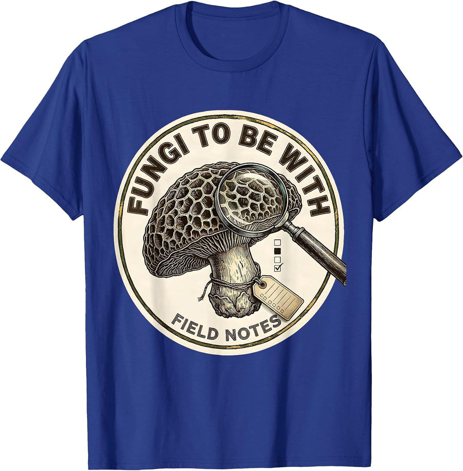 Mushroom Forager Mycology Hobbyist Botanical Humor T-Shirt - Royal Blue