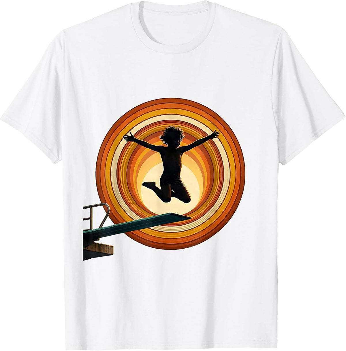 My Double Digits Era Diving Board Leap Graphic T-Shirt - White