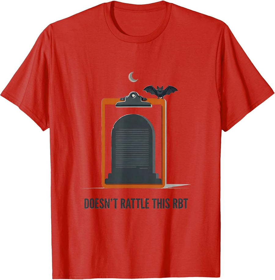 Men's Doesn't Rattle This RBT Funny Para Normal Activities T-Shirt - Red