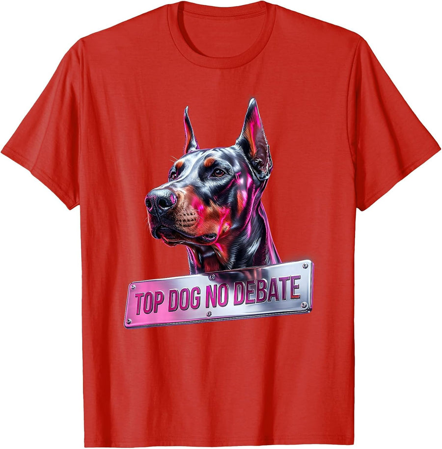 I Got That Dog In Me Top Dog No Debate Design T-Shirt - Red