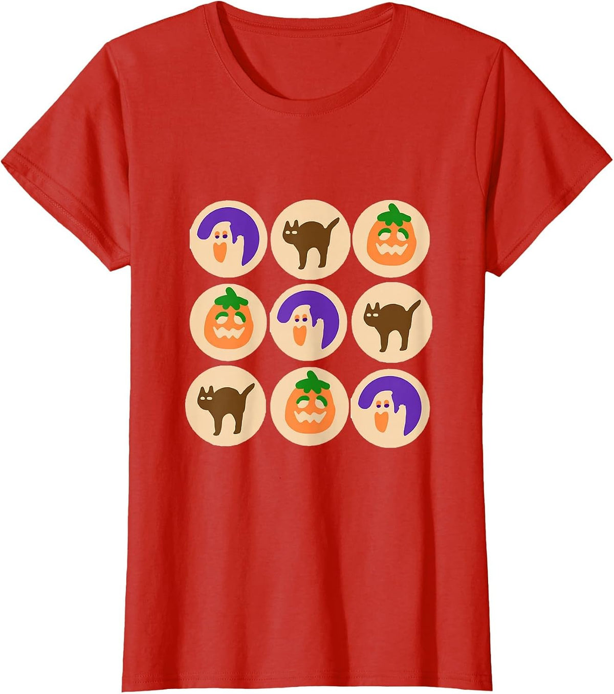 Sugar Cookie Halloween Merch T-Shirt - Red