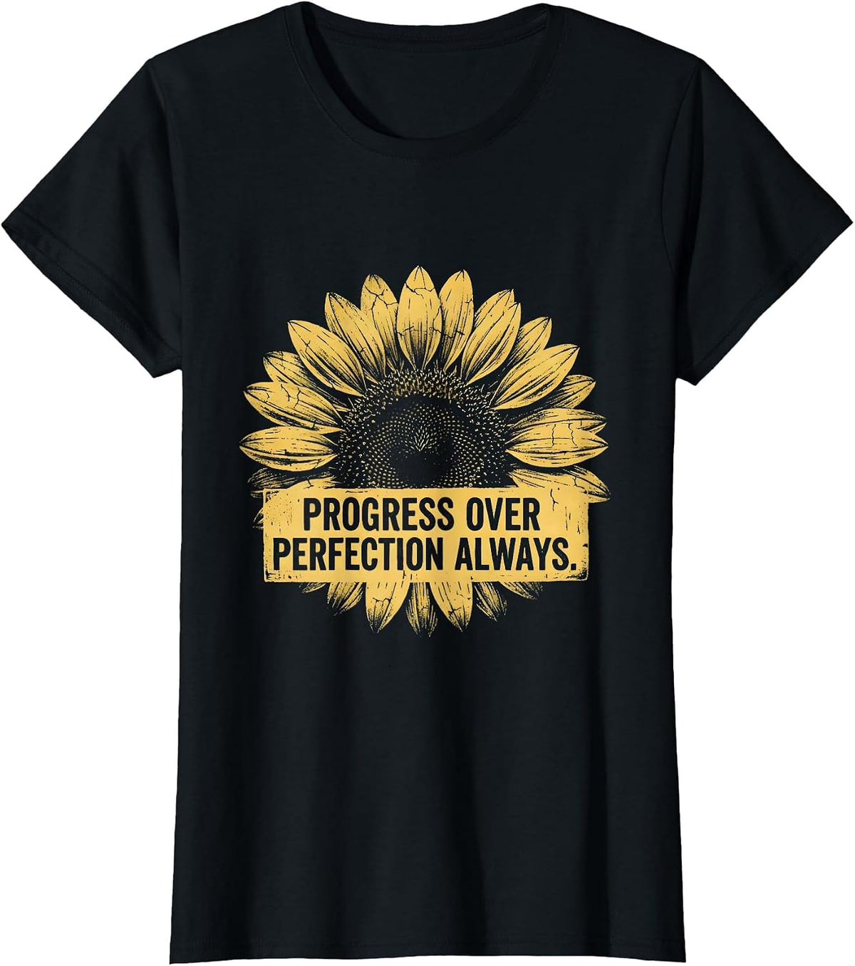 Progress Over Perfection Special Education Teacher T-Shirt - Black