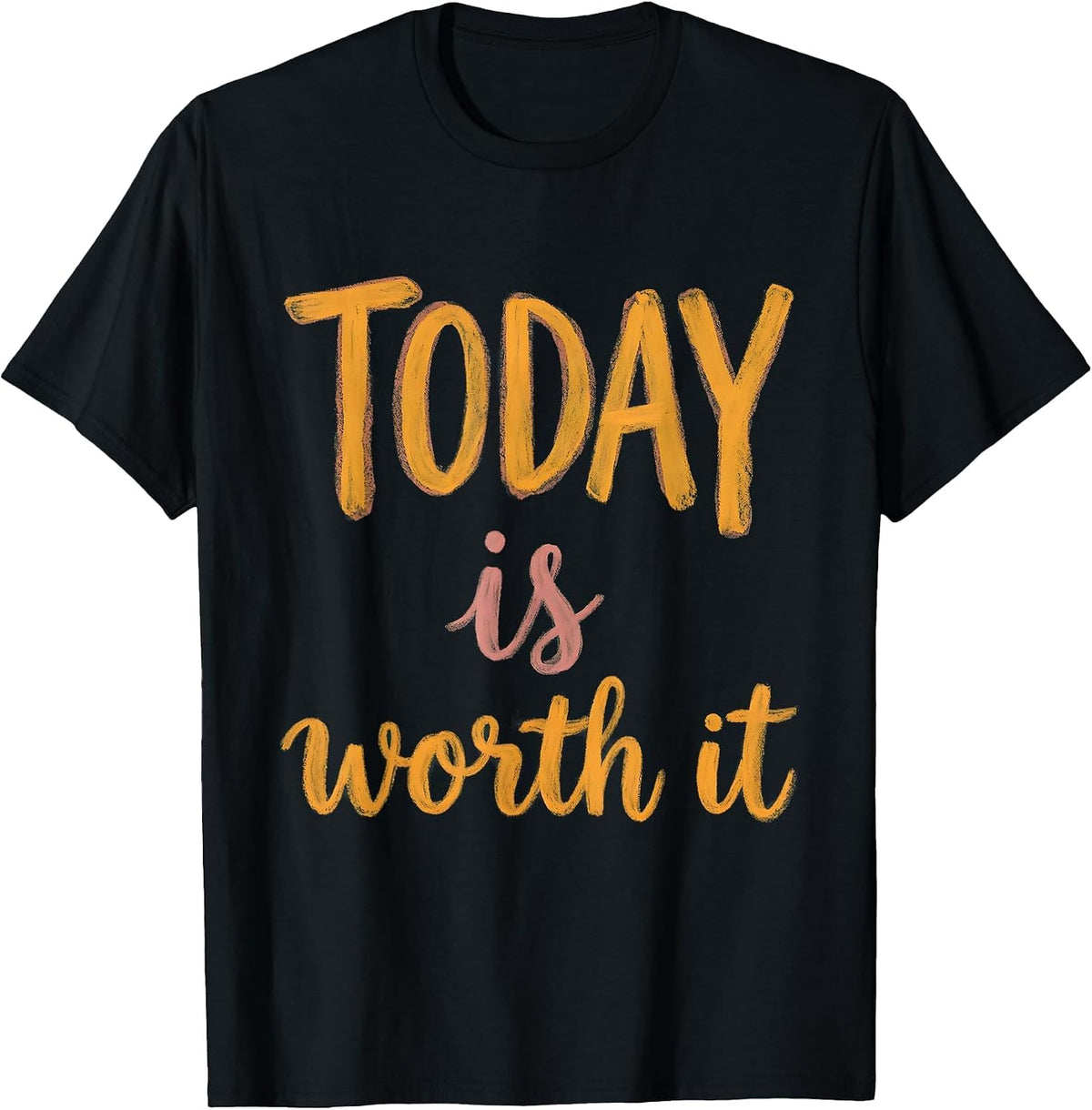 Men's Today Is Worth It Suicide Prevention Awareness T-Shirt - Black