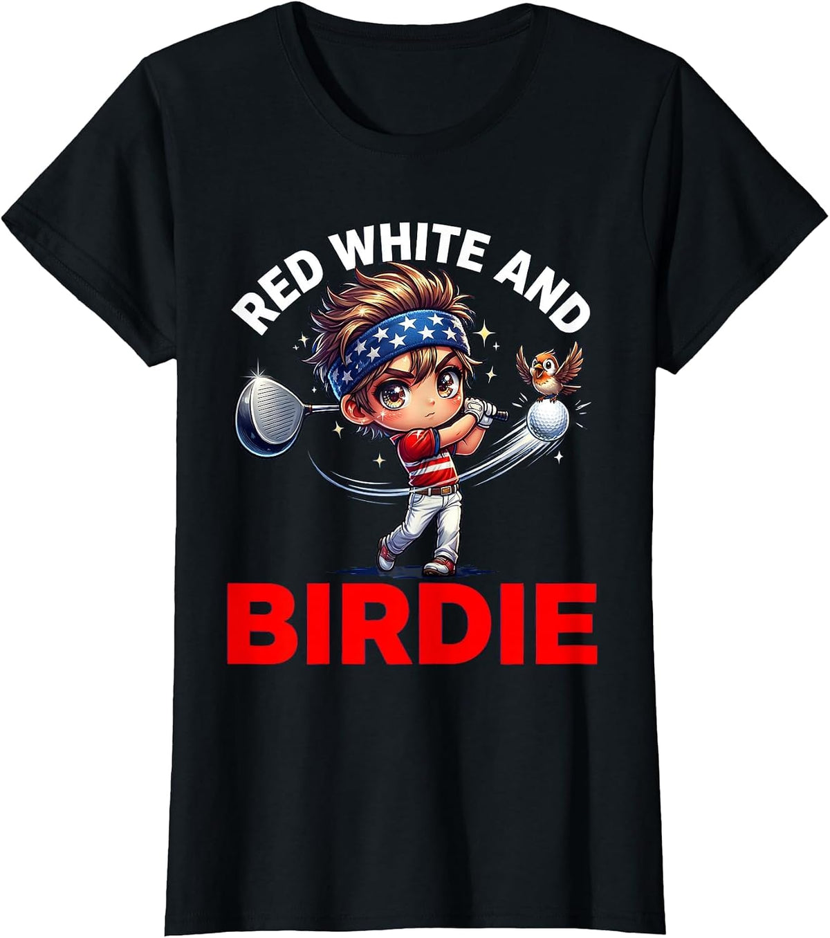 Mademark 4th of July - Men T-Shirt - Black-red White