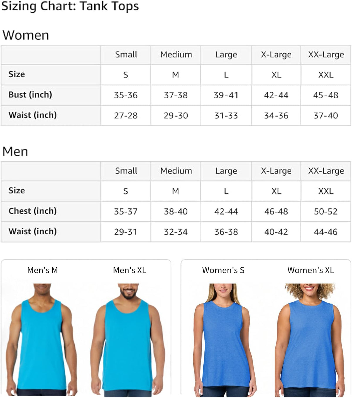 Down Syndrome Awareness Lucky Few Sign Language I Love You Tank Top - size chart