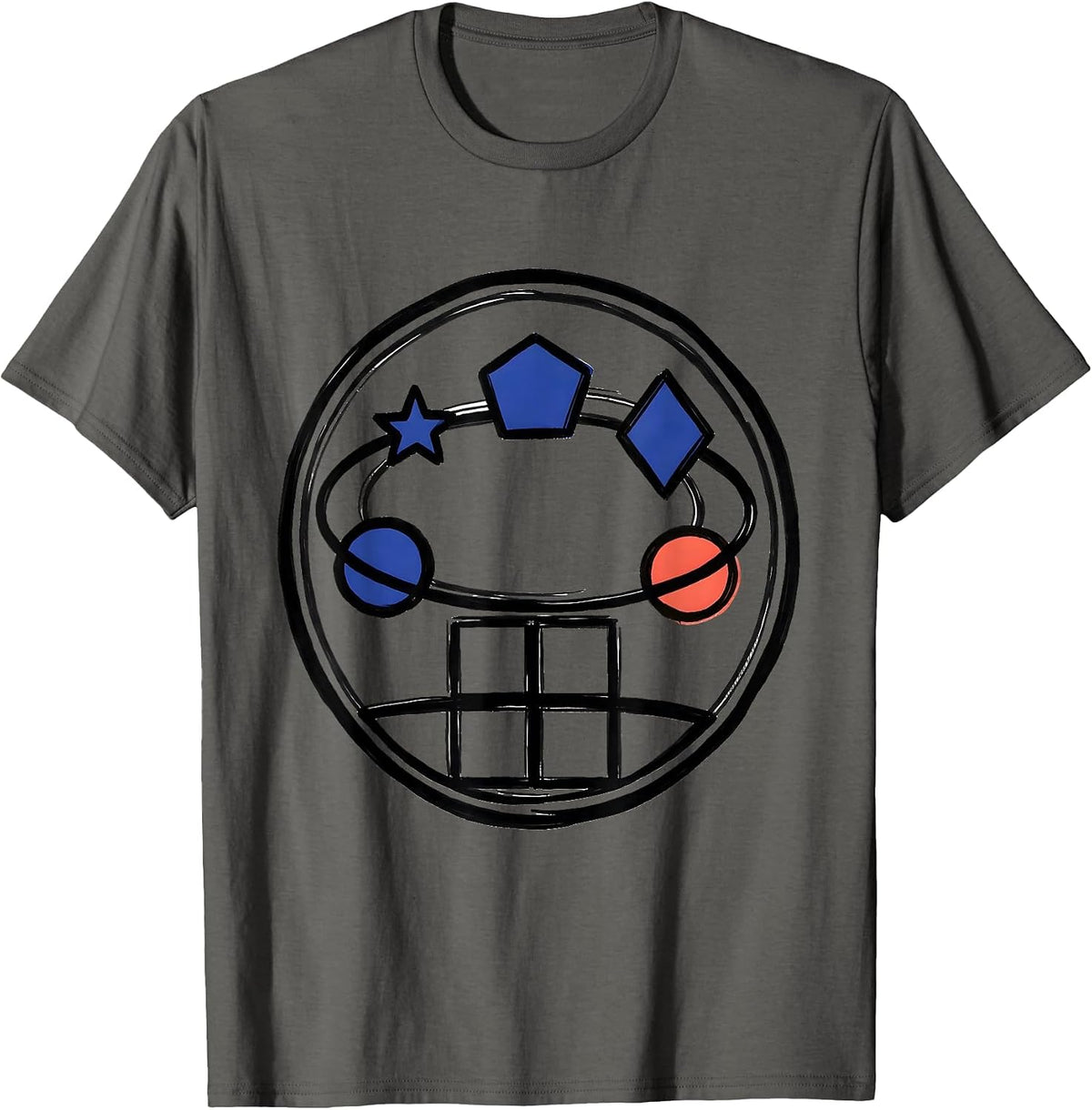 Men's Orbiting Bodies Inclusion Special Education Teacher T-Shirt - Asphalt Grey