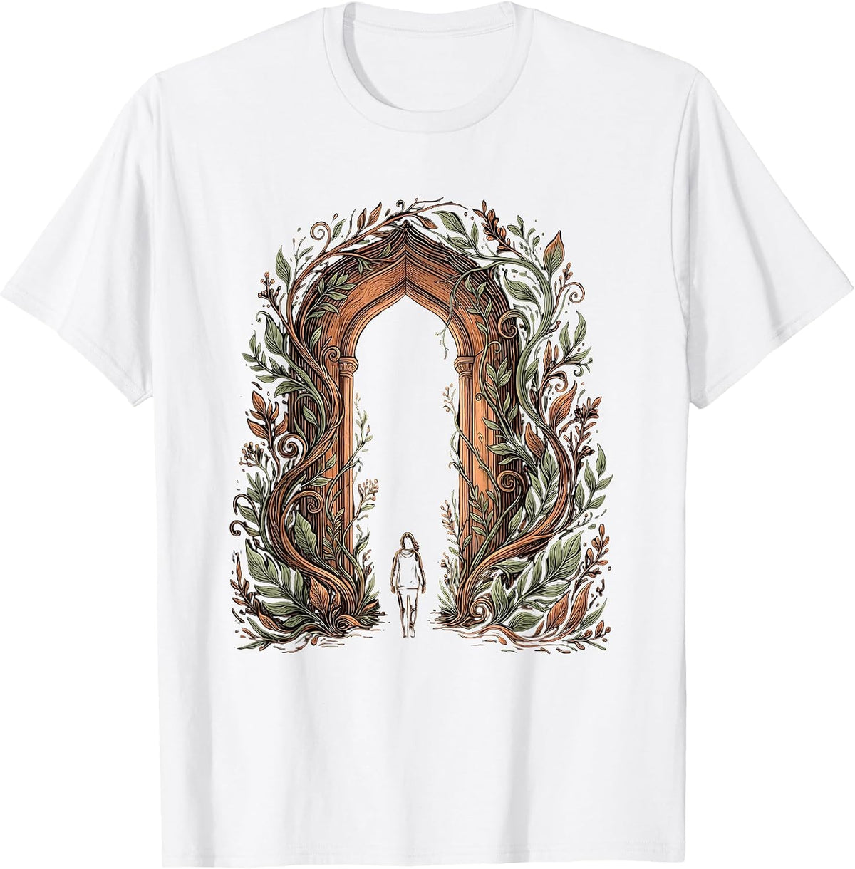 Men's Suicide Prevention Awareness Hope Doorway Graphic T-Shirt - White