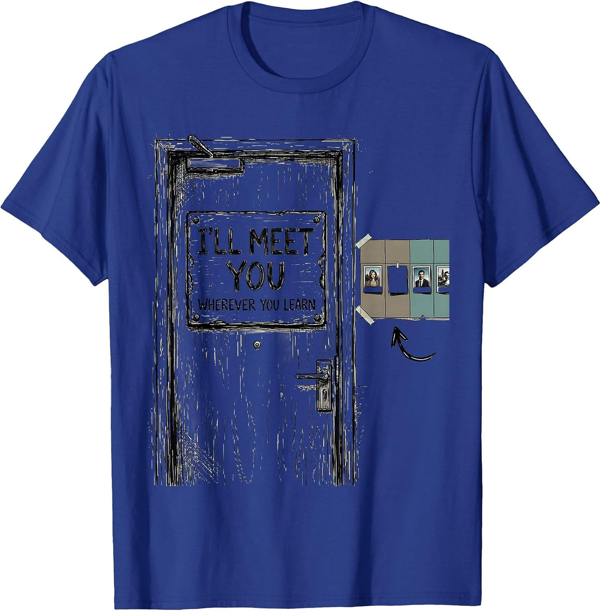I'll Meet You Wherever You Learn Special Education Teacher T-Shirt - Royal Blue