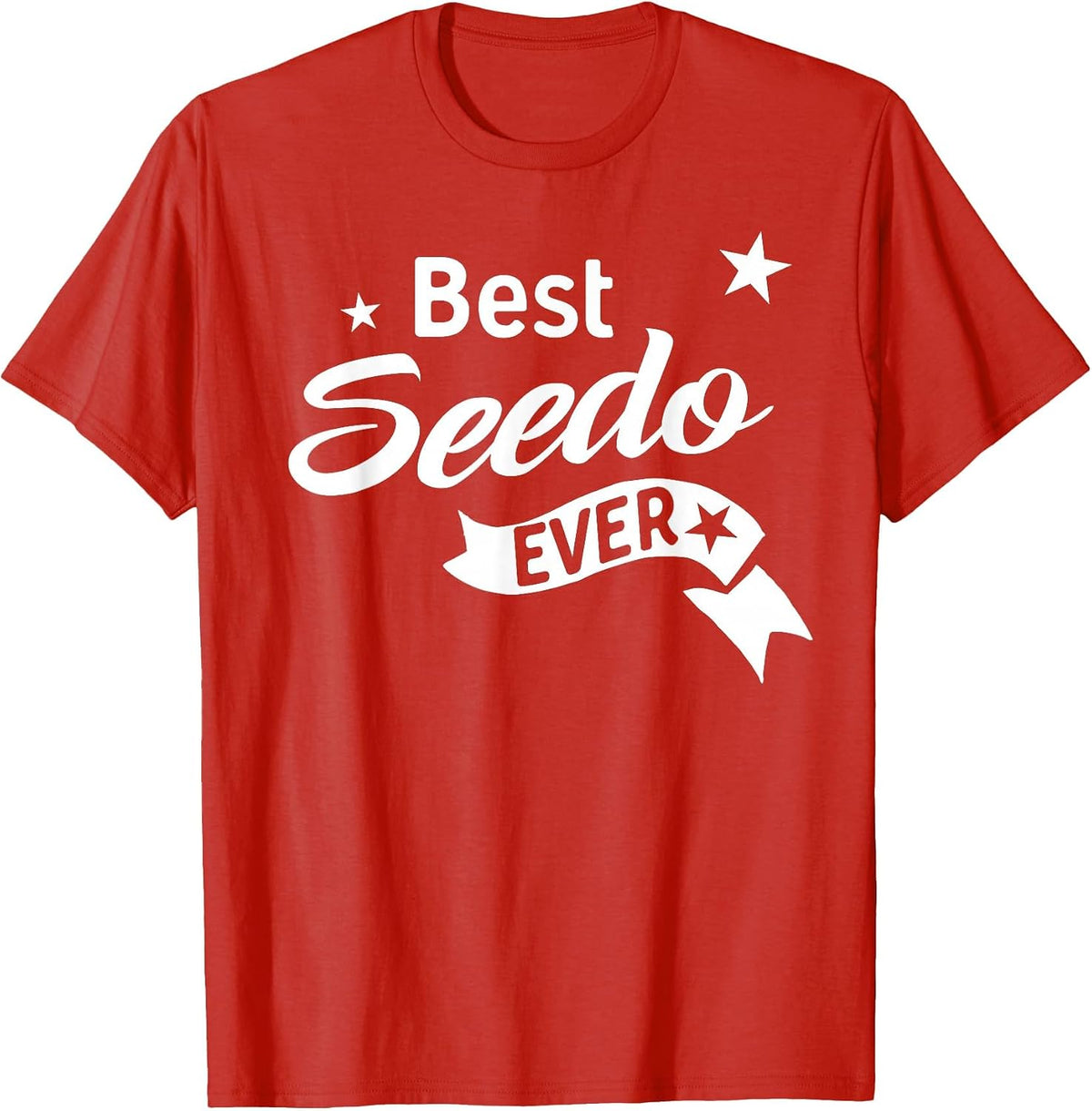 Best Seedo Ever Shirt - Arabic Grandpa T Shirt T-Shirt - Red