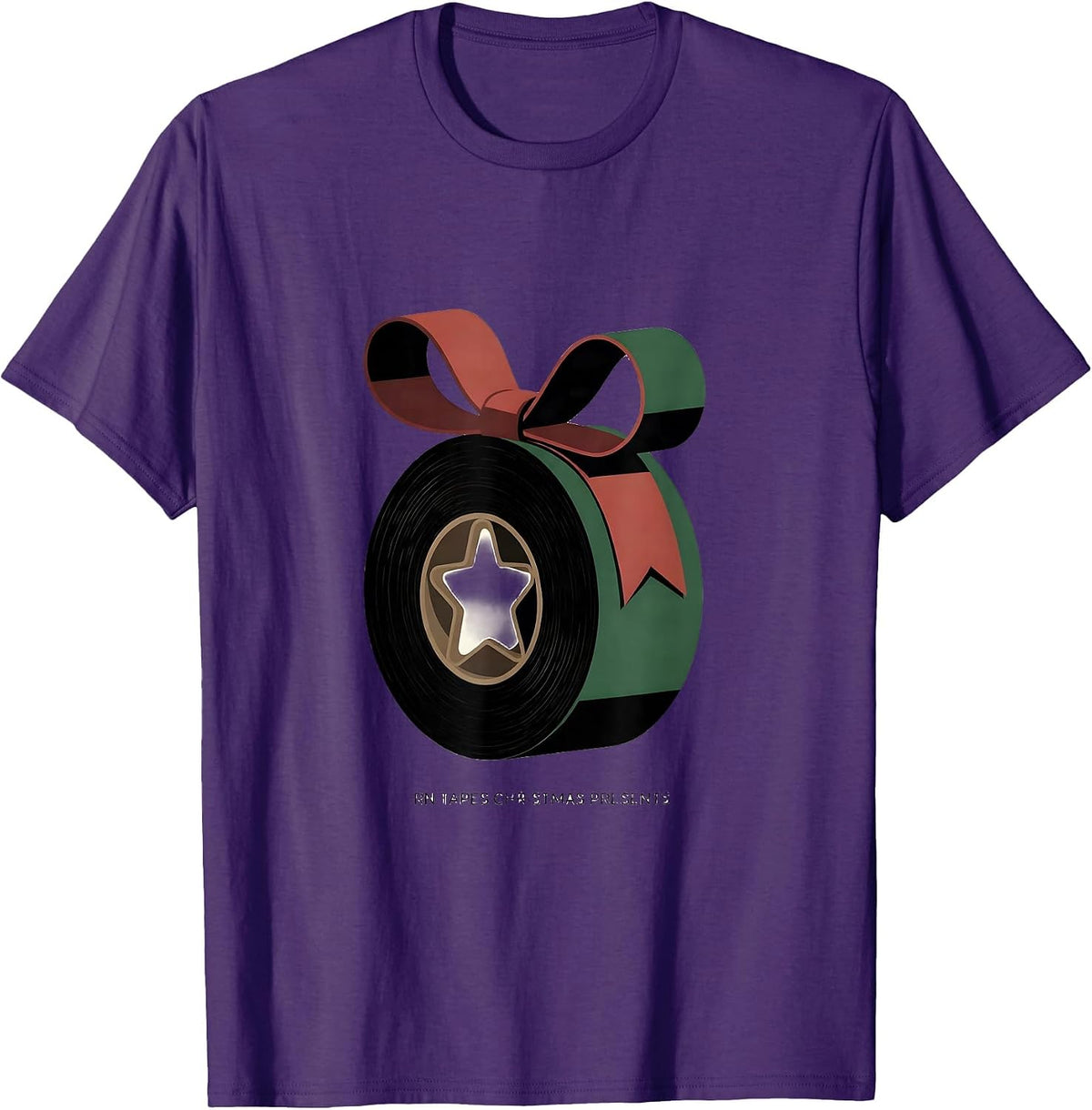 Men's RN Tapes Christmas Presents Funny Nurse Gift ICU ER Crew T-Shirt - Purple