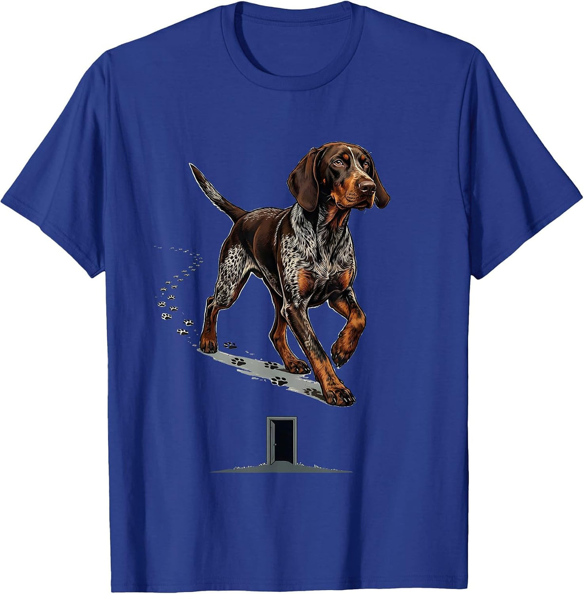 Men's German Shorthaired Pointer Hunting Dog Owner Pride T-Shirt - Royal Blue