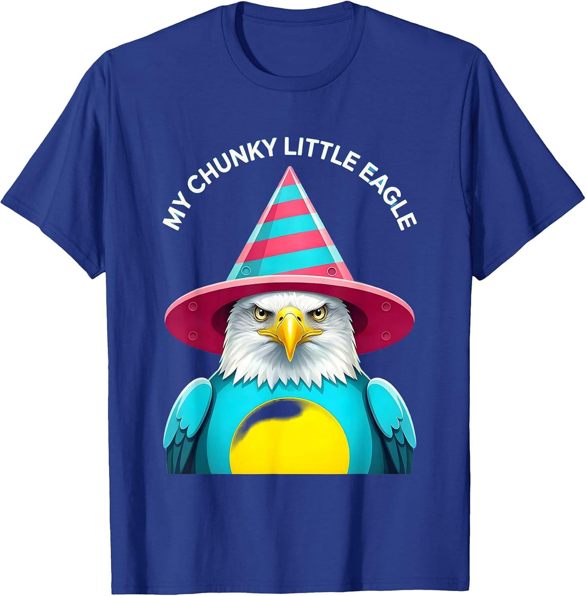 My Chunky Little Eagle Gummy Jelly Pop Eagle Lover Novelty T-Shirt - Royal Blue