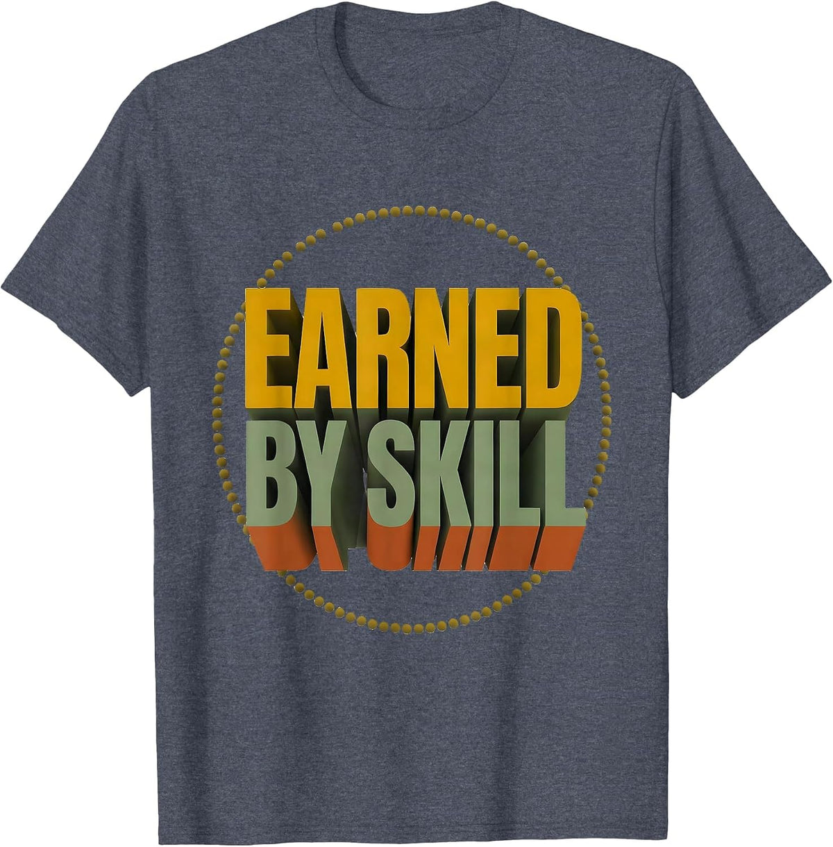 Earned By Skill Special Education Teacher Squad Appreciation T-Shirt - Heather Blue