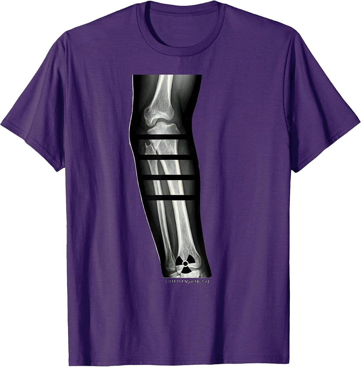 I Keep The Scan Routine Radiology Tech X-Ray Humor T-Shirt - Purple