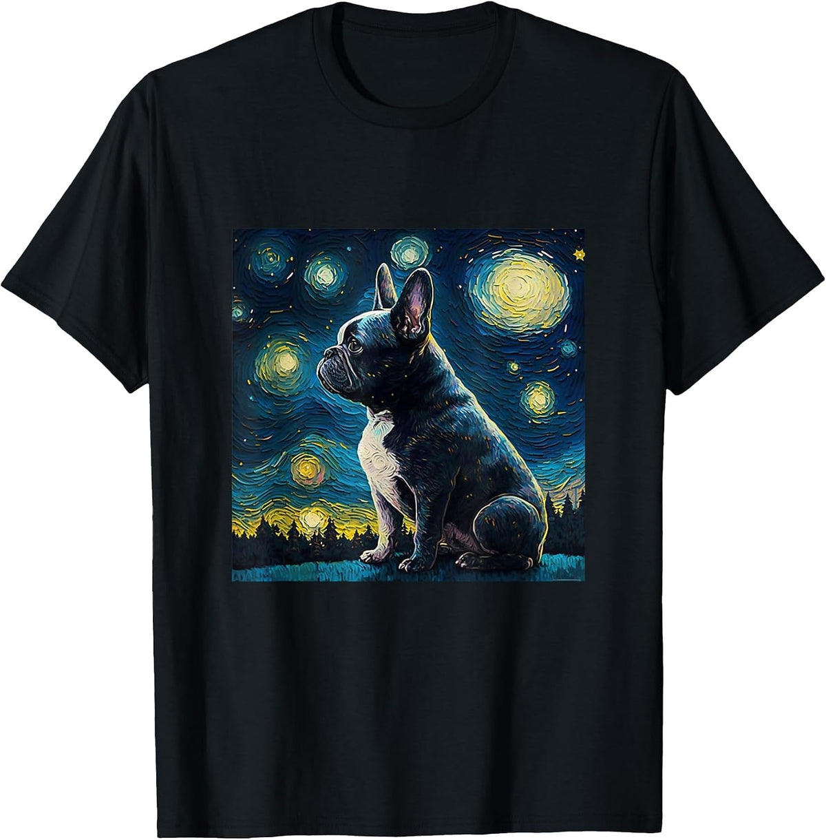 French Bulldog Van GOH Dog Puppy T-Shirt - Black