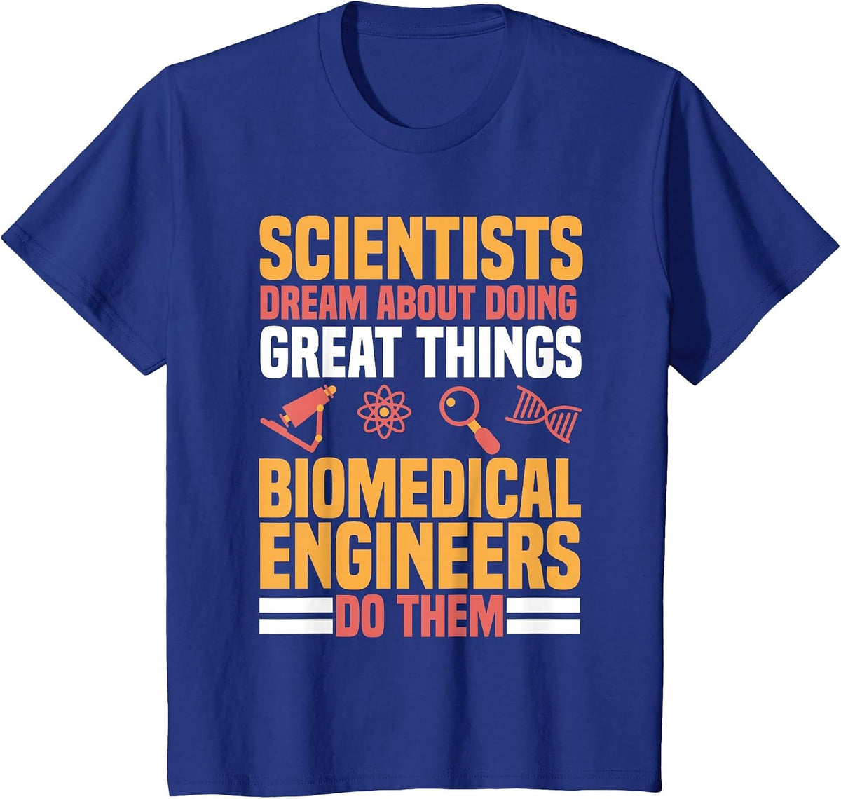 Biomedical Engineering Bioengineer Medical Engineer BMET T-Shirt - Royal Blue