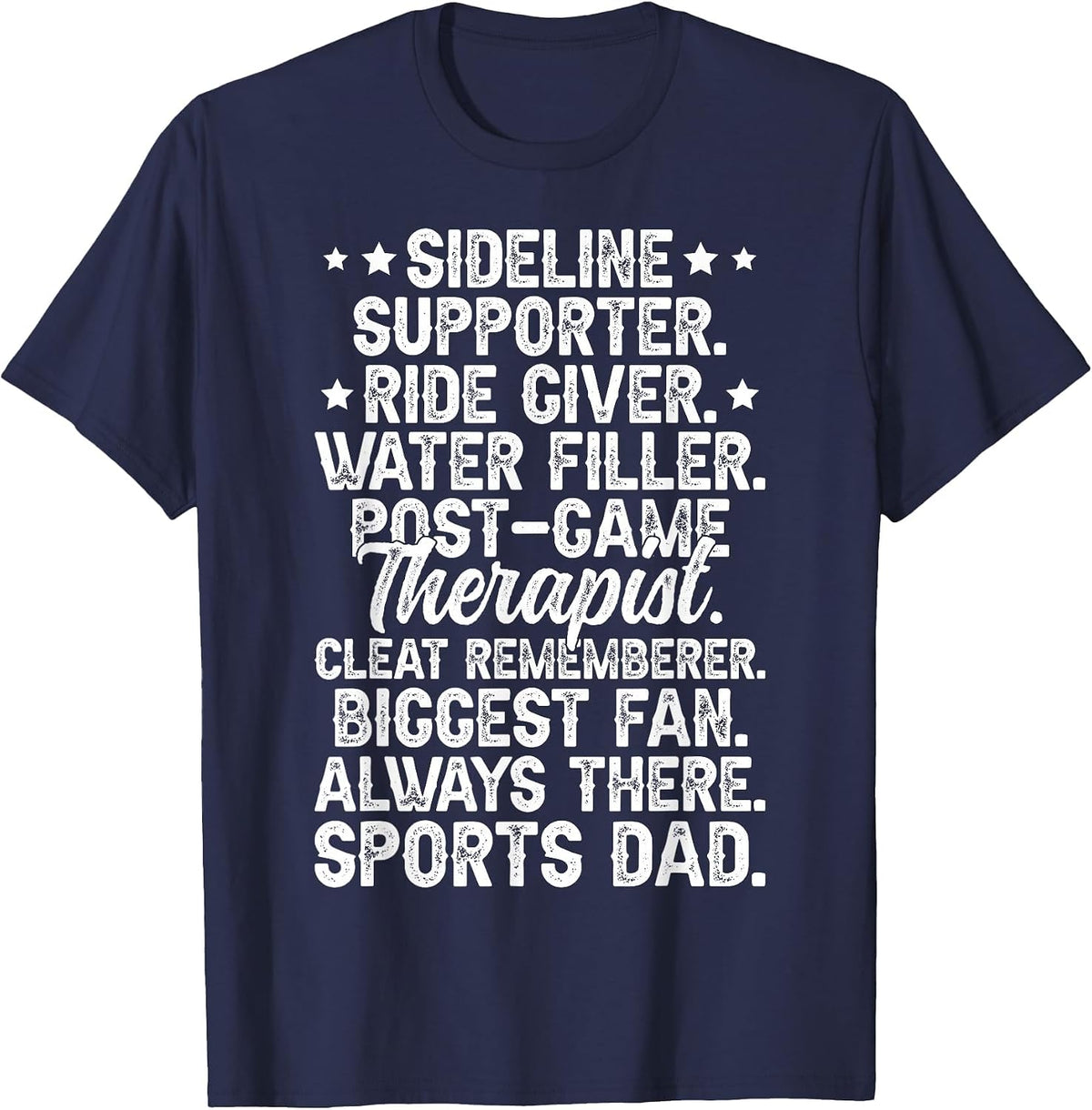 Sports Dad Definition Sports Father Sport Dad T-Shirt - Navy Blue