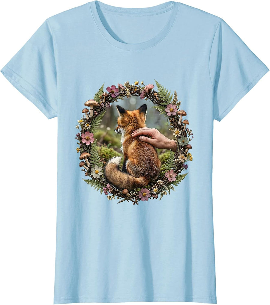 Women's Dear Person Behind Me Shoulder Pat Graphic T-Shirt - Baby Blue