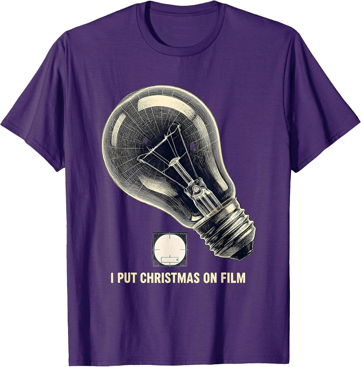 Men's I Put Christmas On Film Radiology Tech X-Ray Tech Humor T-Shirt - Purple