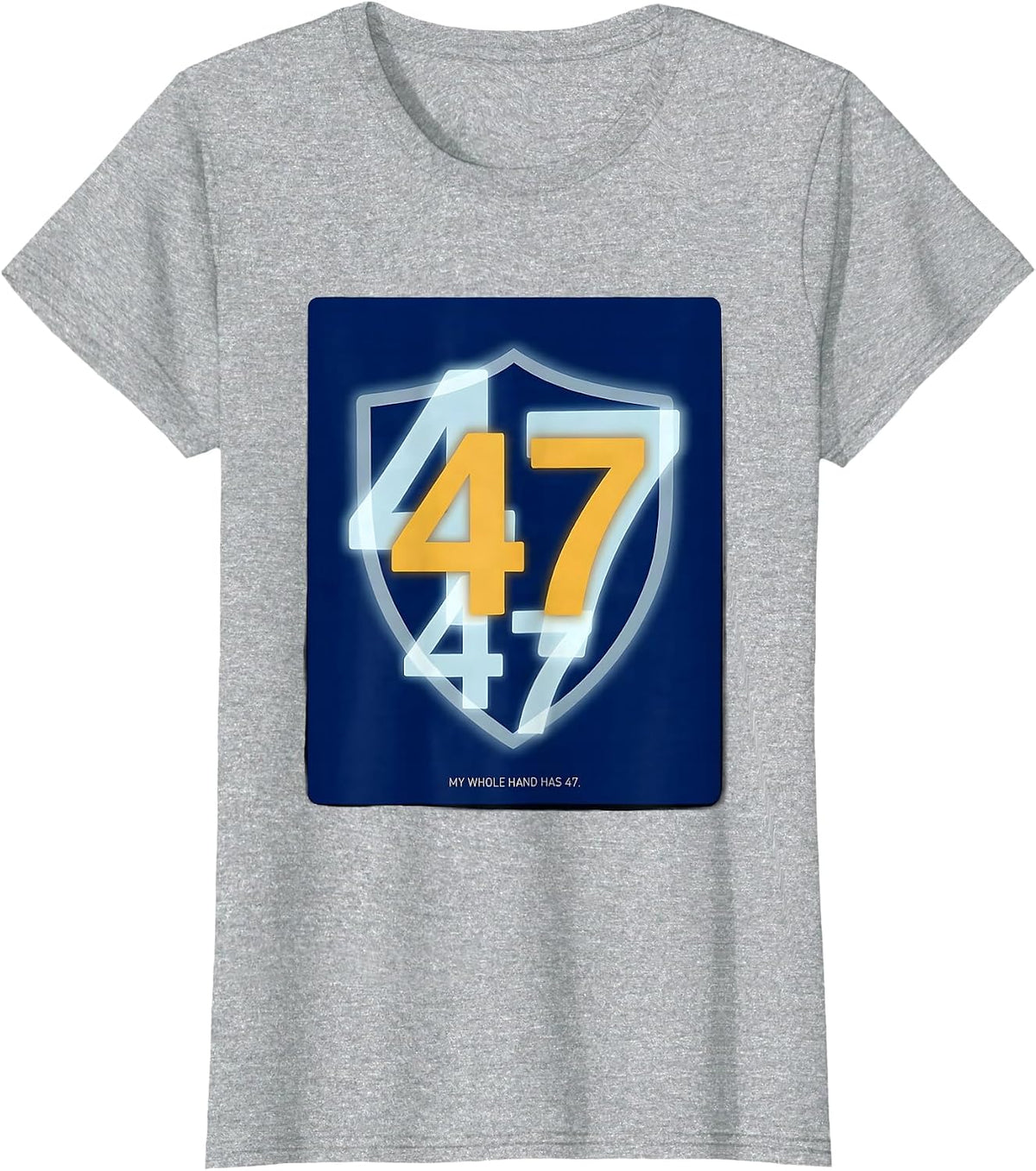 My Whole Hand Has 47 Extra Chromosome Down Syndrome T-Shirt - Heather Grey