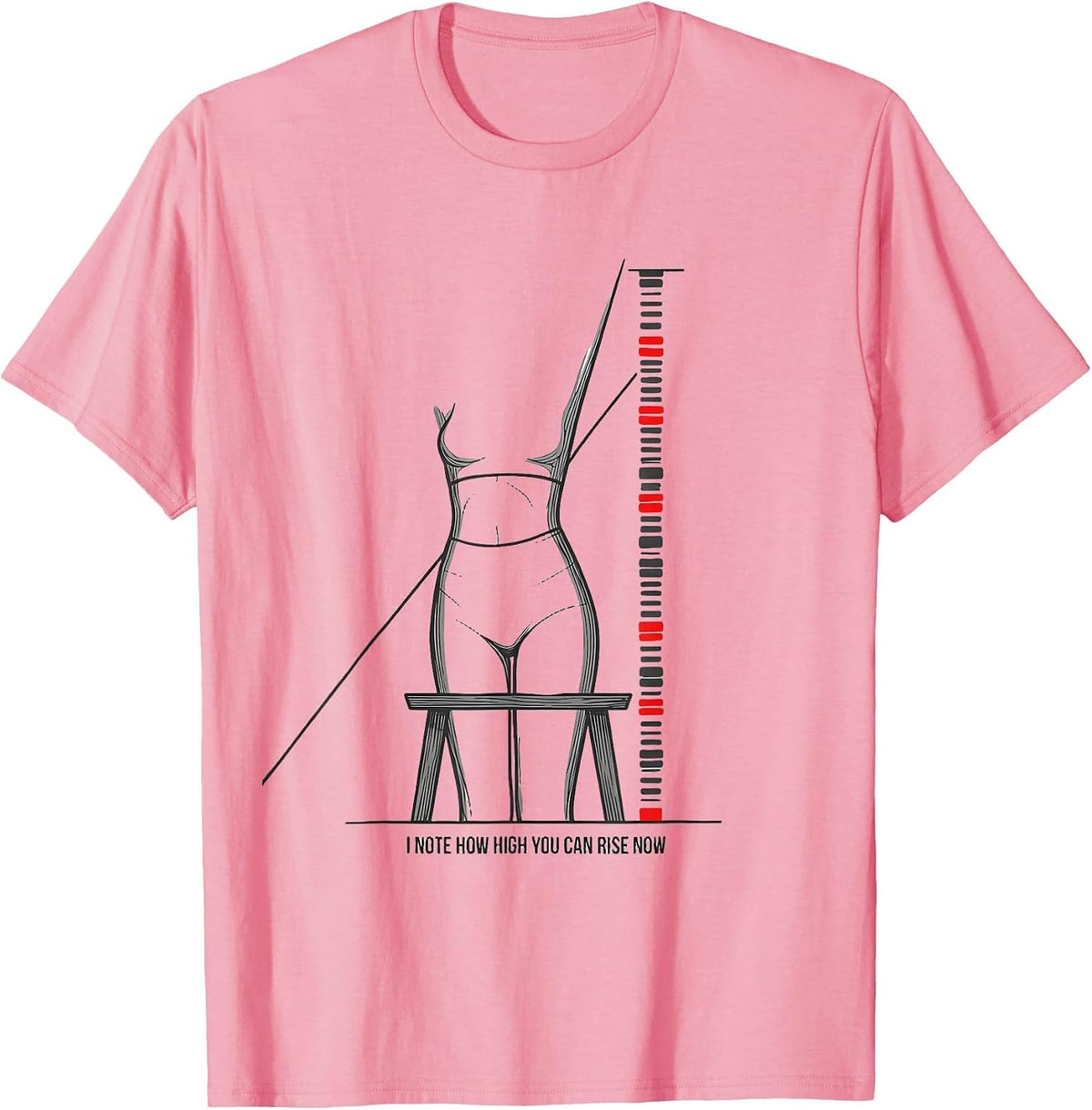 Men's I Note How High You Can Rise Now Funny Physical Therapist T-Shirt - Pink
