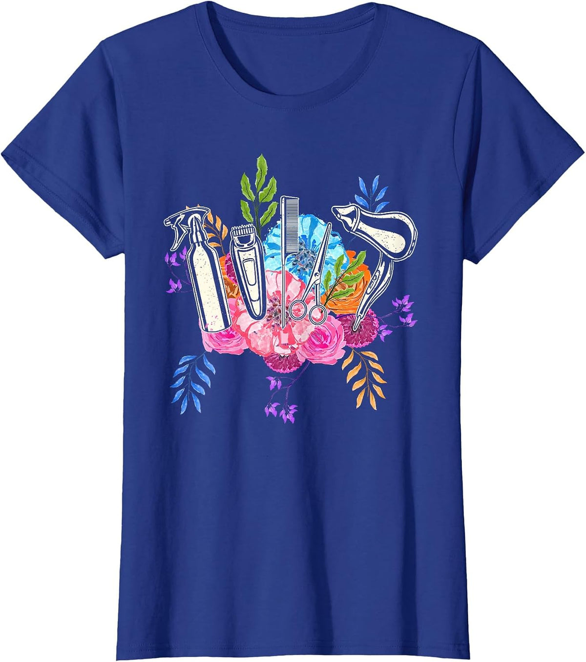 Hair Lover Hairdresser Hairstylist T-Shirt - Royal Blue