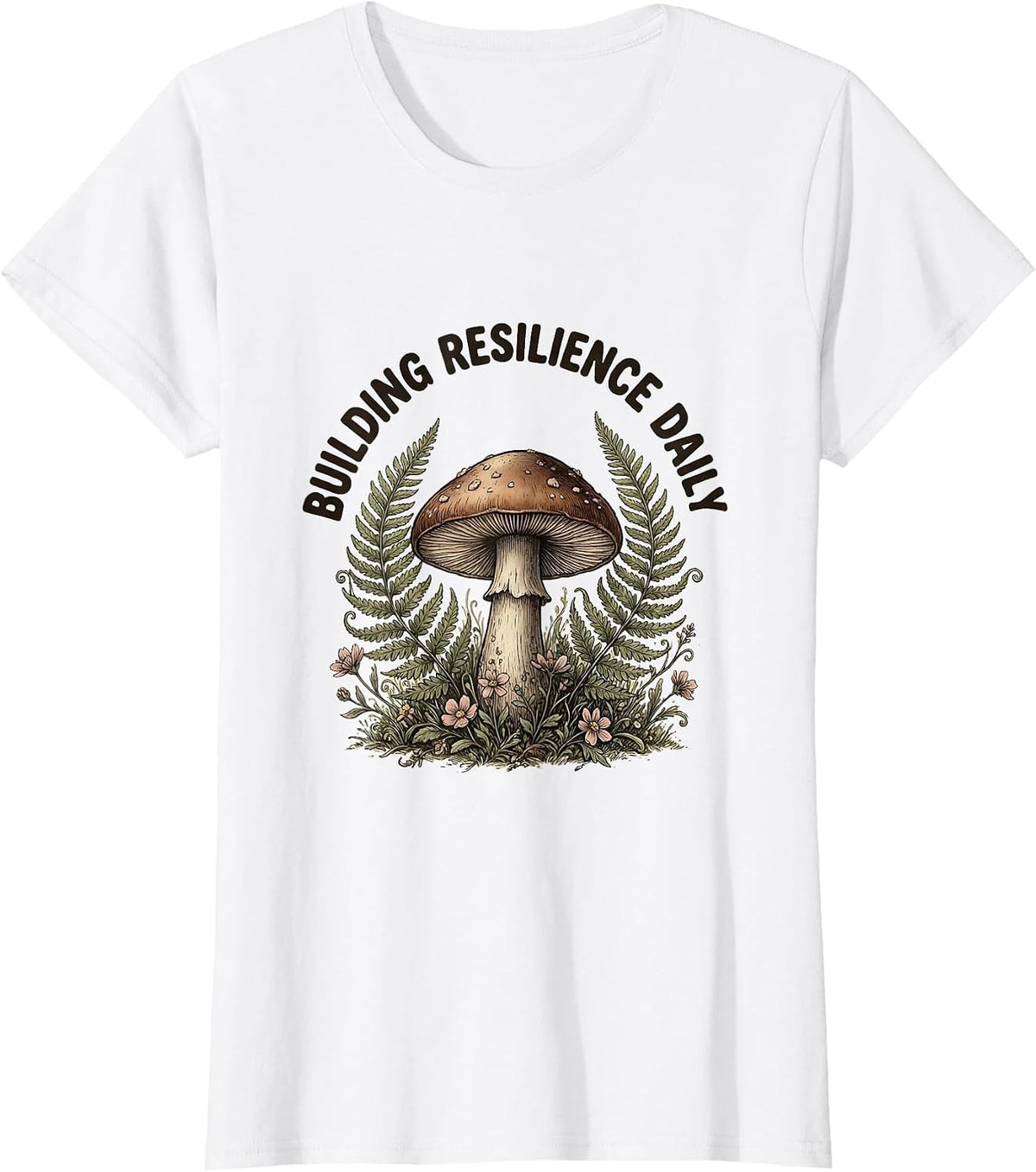 Building Resilience Daily School Psychologist Design T-Shirt - White