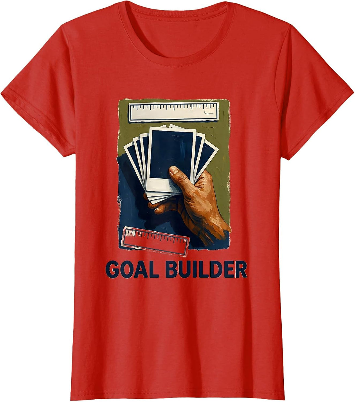Goal Builder Special Education Teacher Squad Appreciation T-Shirt - Red
