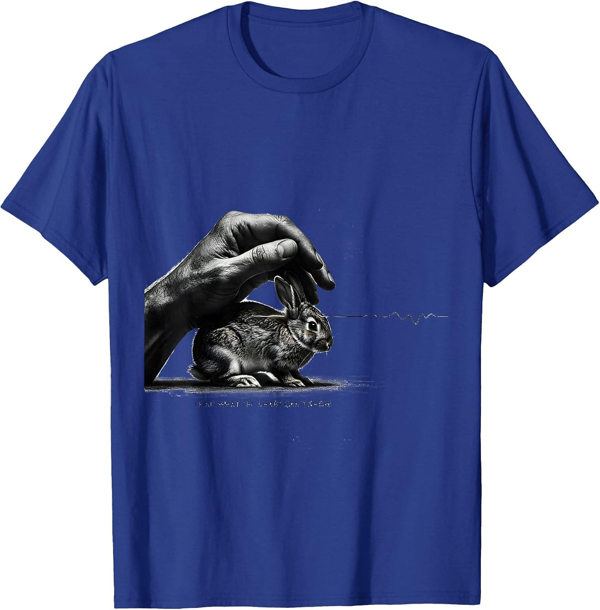 Men's I Find What The Chart Can't Show Funny Veterinarian Vet Tech T-Shirt - Royal Blue