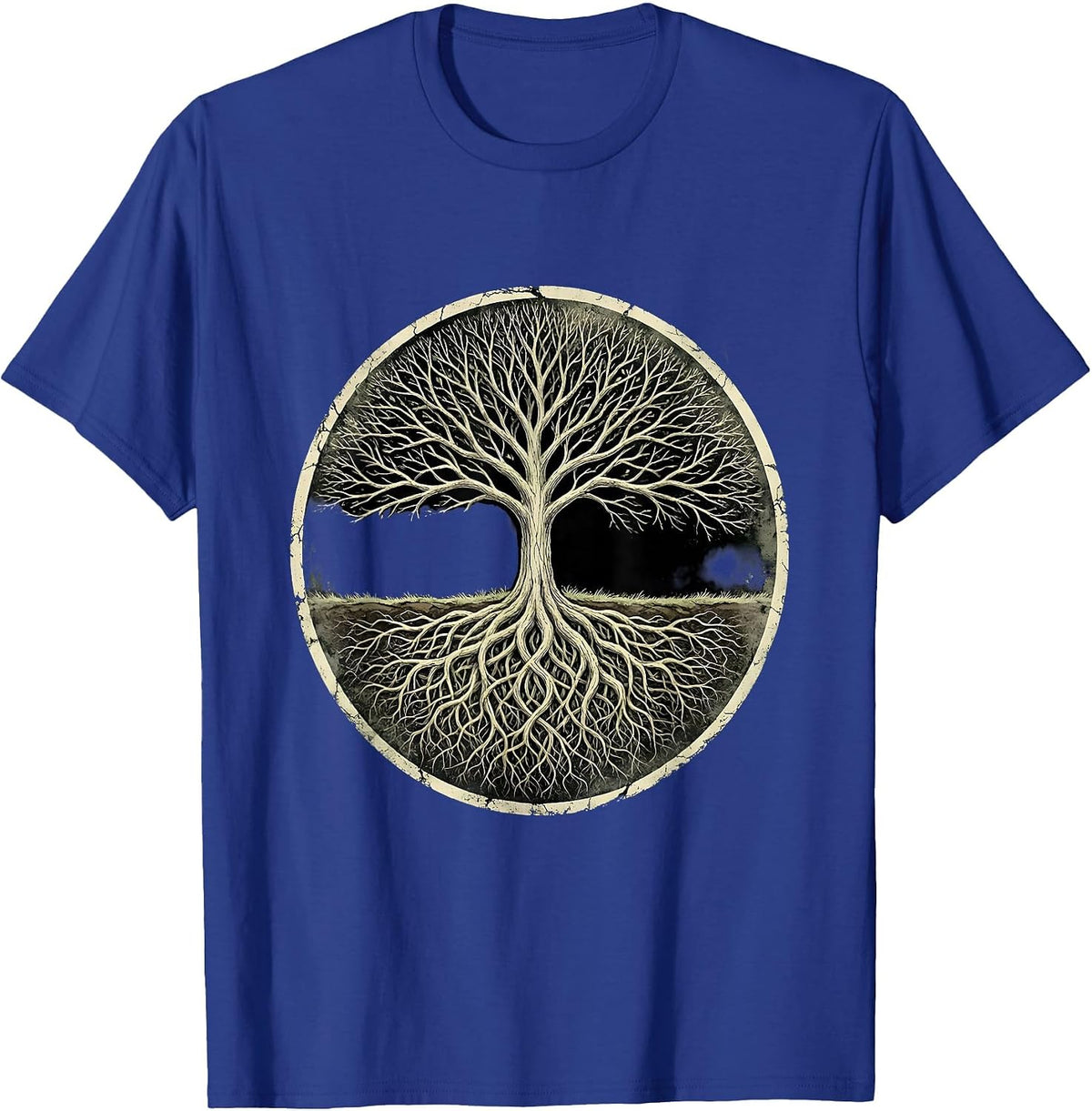 Roots Together Suicide Prevention Awareness Design T-Shirt - Royal Blue
