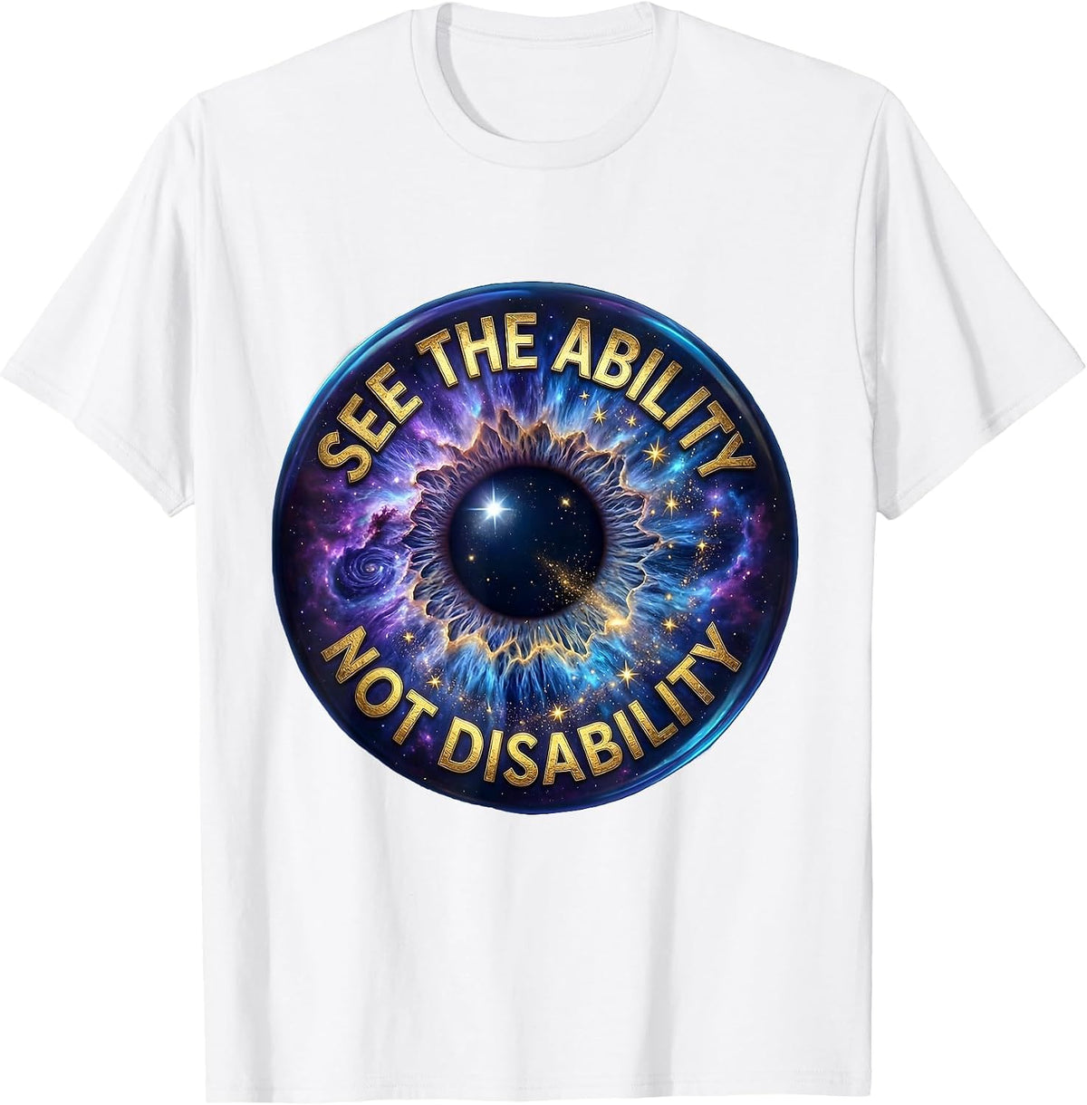 Men's See The Ability Not Disability Special Ed Teacher T-Shirt - White