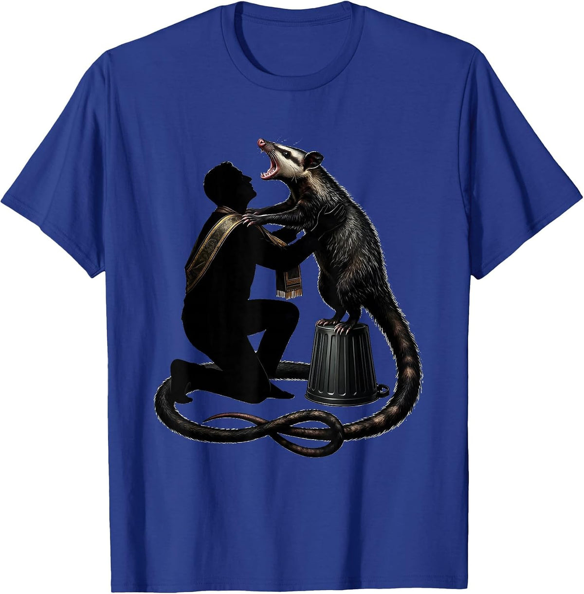 Ceremonial Sash Opossum Humor Possum Lover Gift T-Shirt - Royal Blue