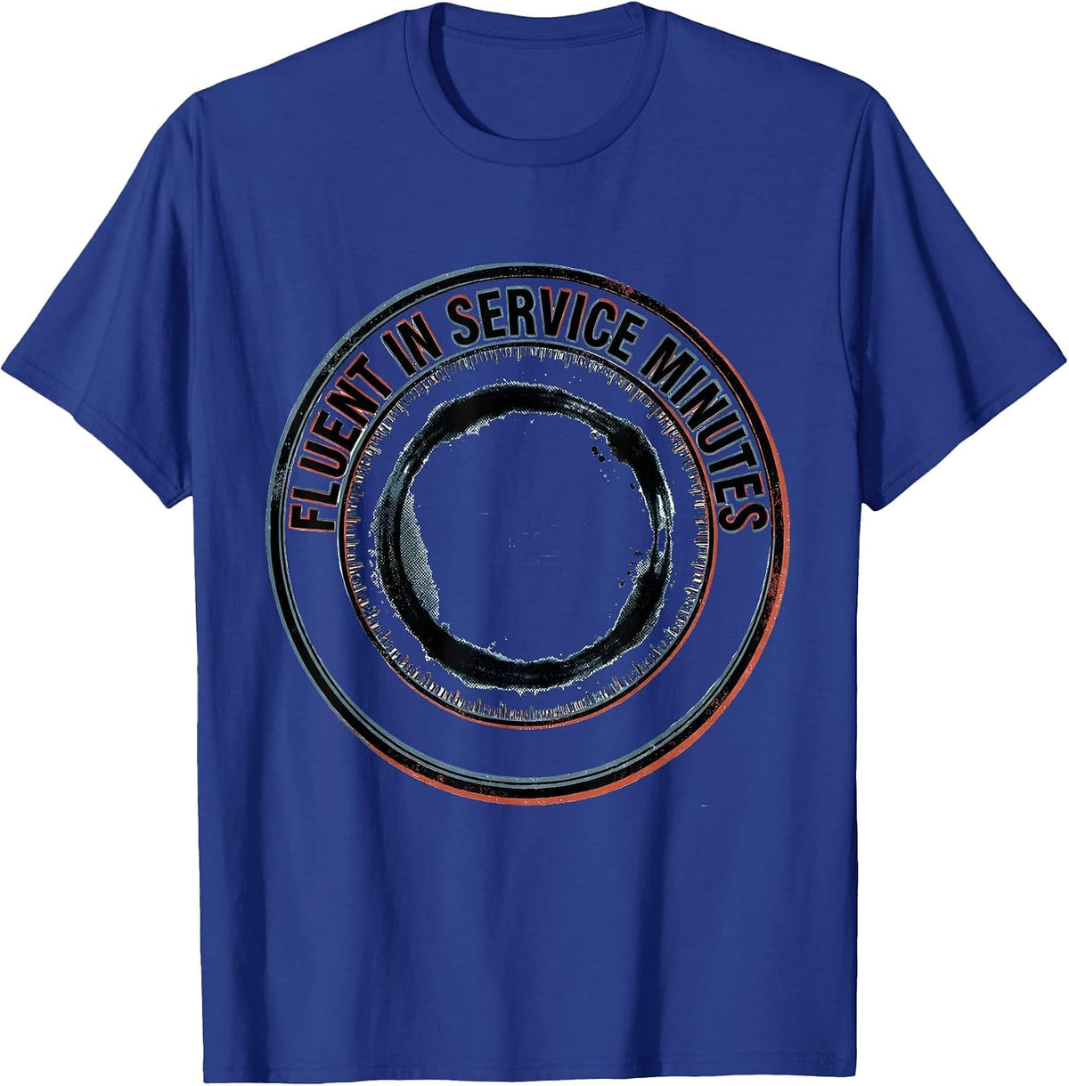 Men's Fluent In Service Minutes Special Education Teacher T-Shirt - Royal Blue