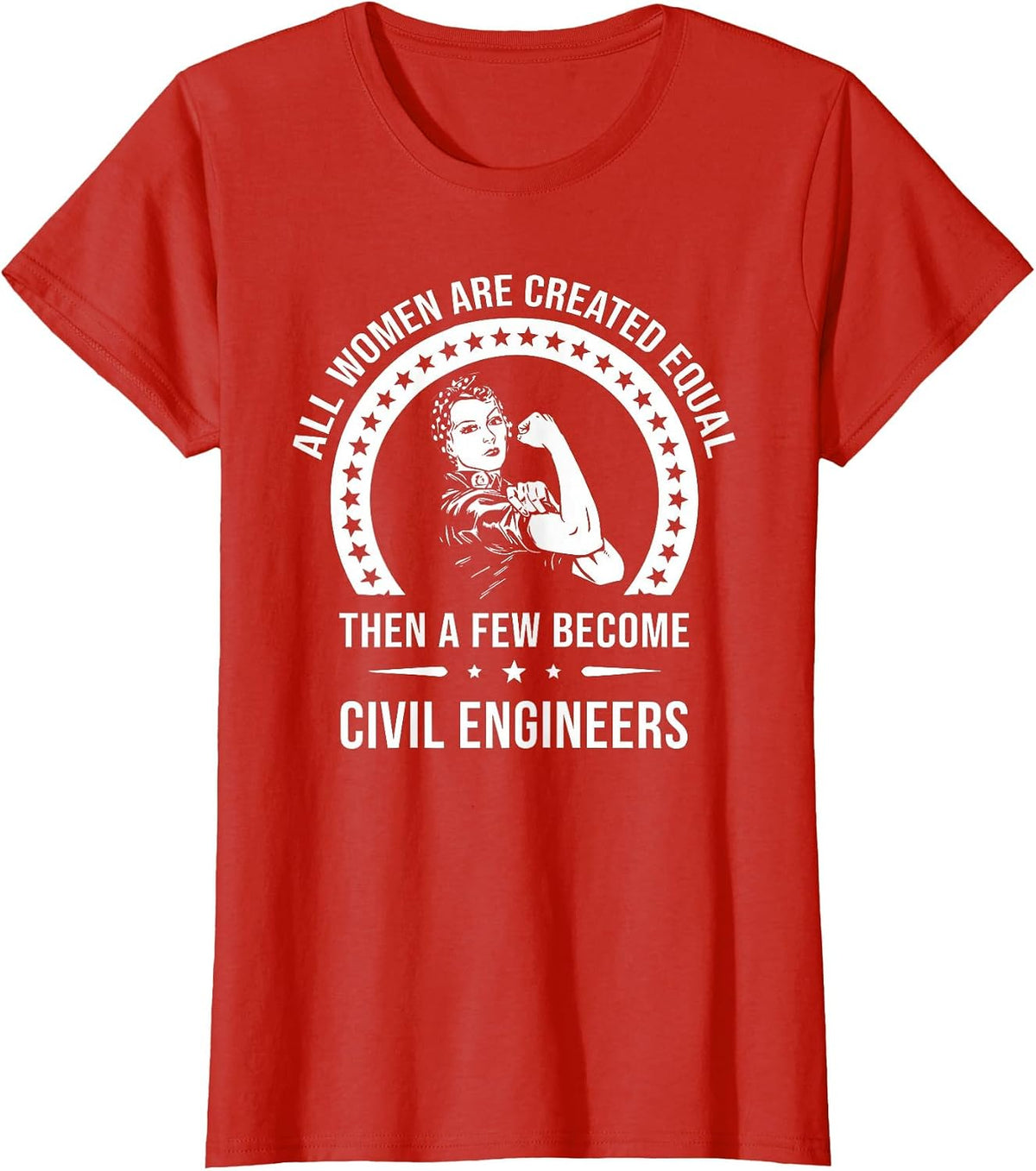 Civil Engineer Shirts for Women | Civil Engineer T-Shirt - Red