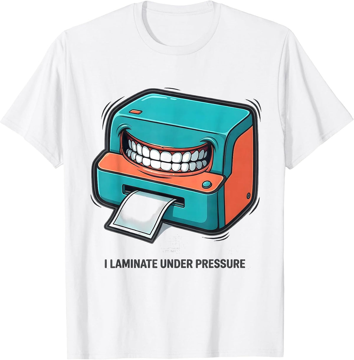 Men's I Laminate Under Pressure Funny Special Education Teacher T-Shirt - White
