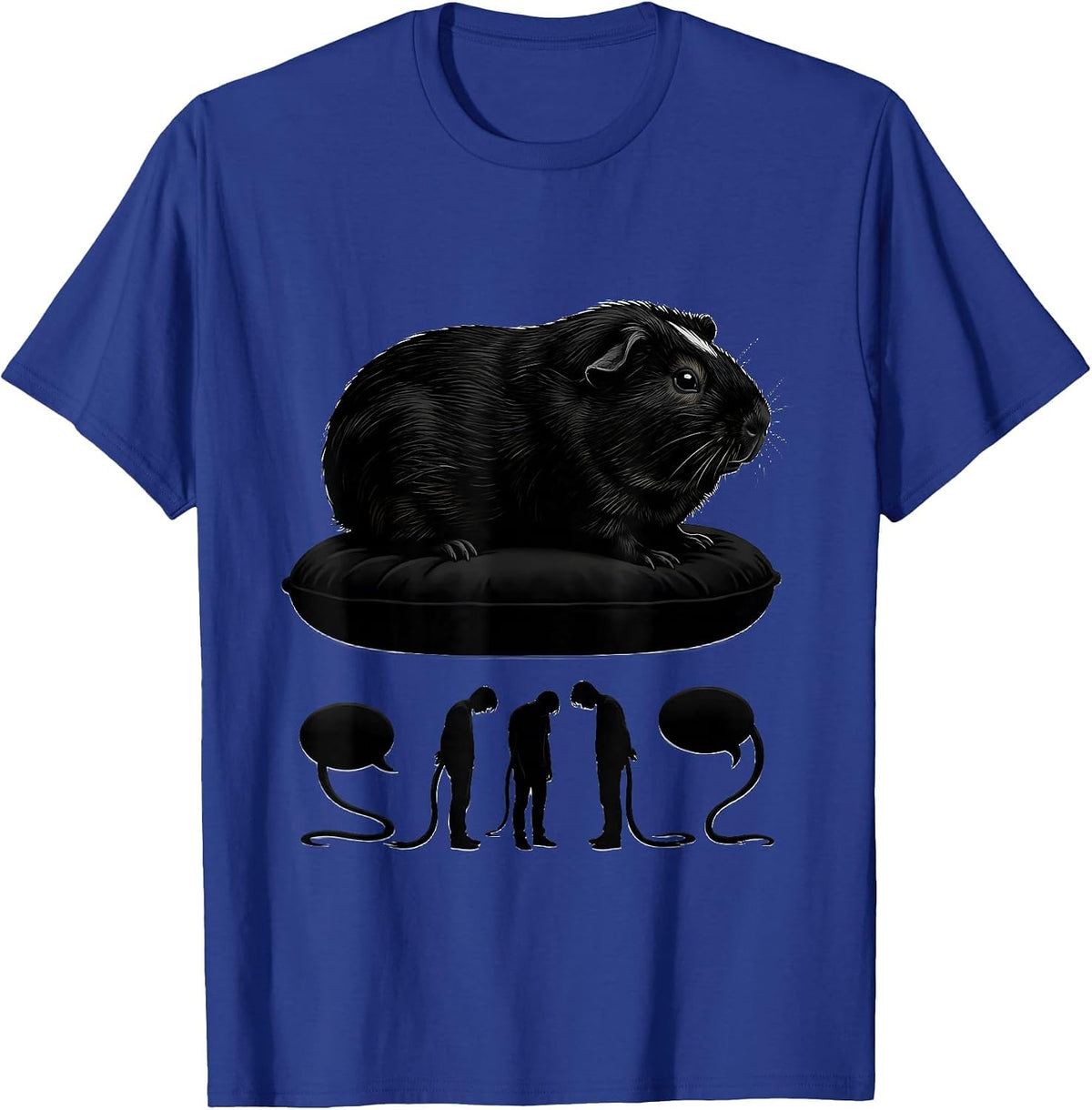 Guinea Pig Happy Humans Head Hurt Funny Pet Lover T-Shirt - Royal Blue