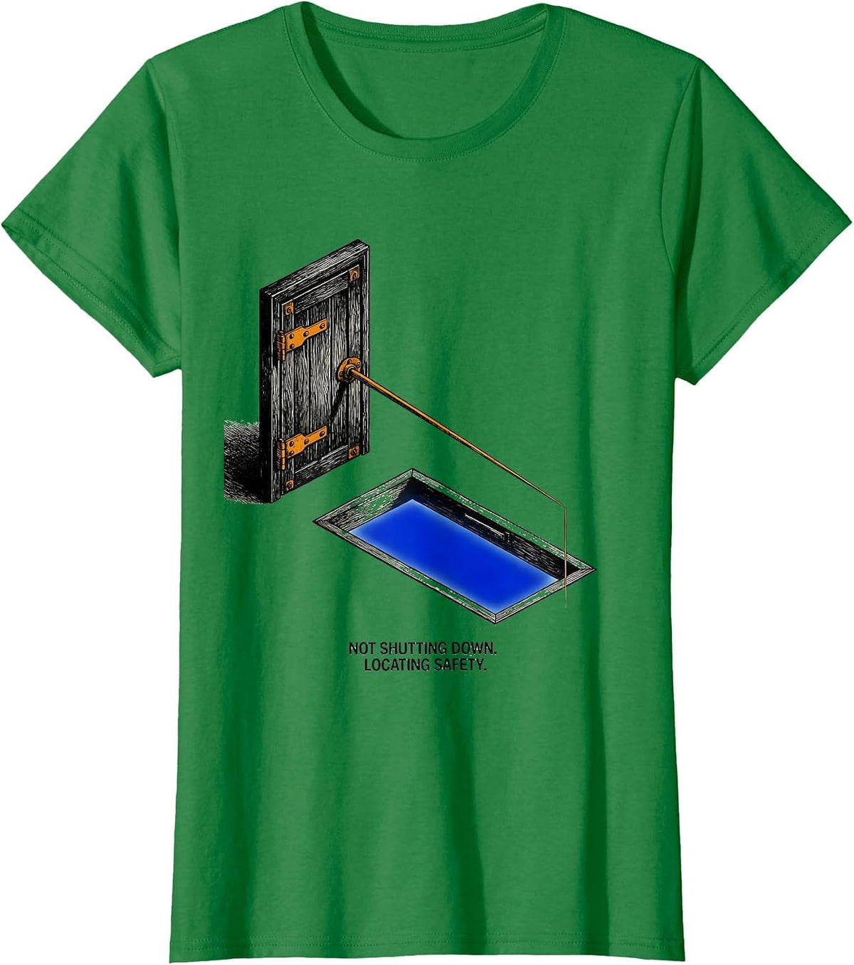 Women's Not Shutting Down Locating Safety Special Education Teacher T-Shirt - Kelly Green